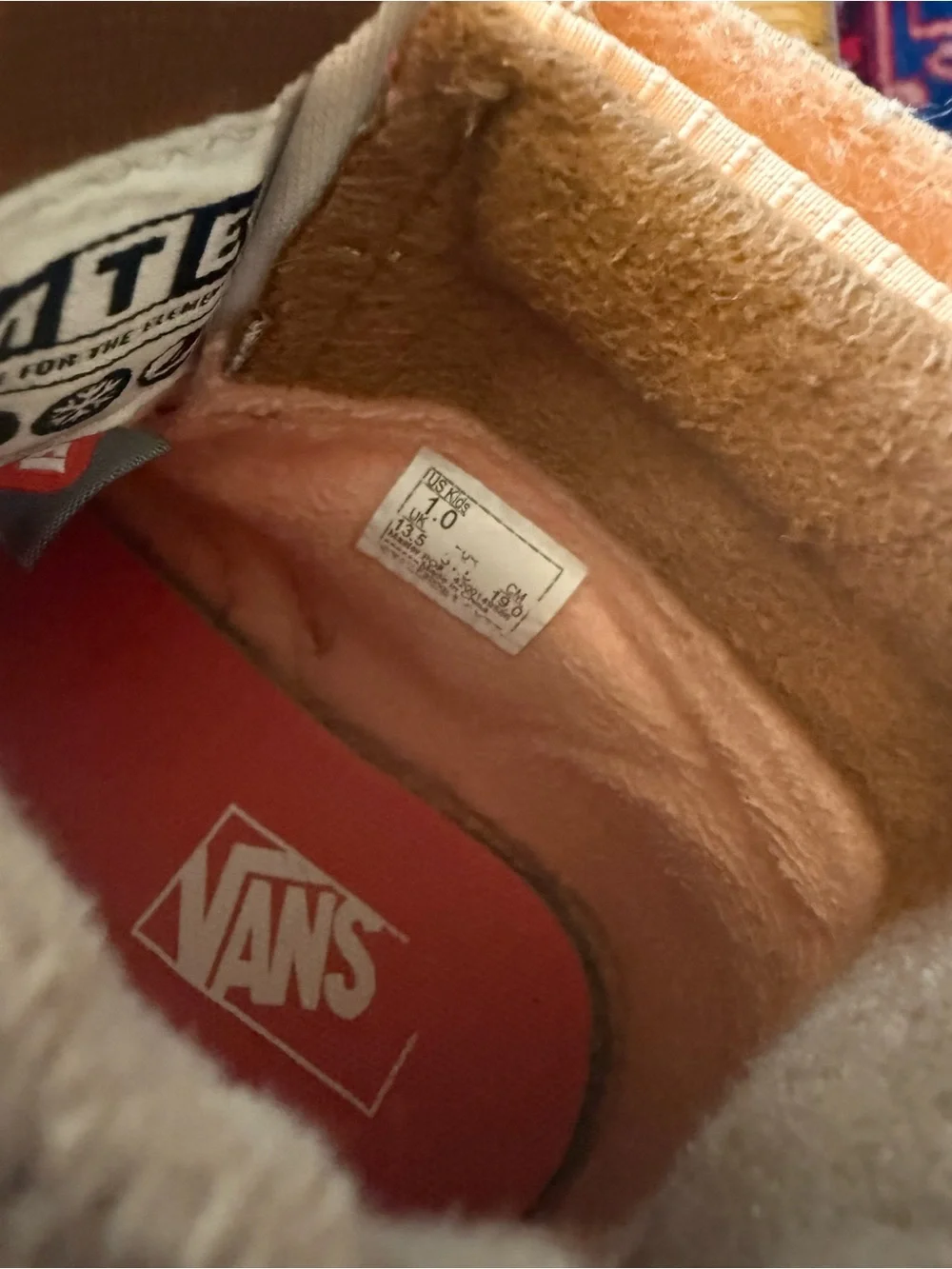 Vans Made for the Elements boots all season girls size 1